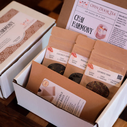 Open Door Tea Chai Tea Sampler