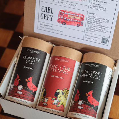 Open Door Tea Earl Gray Tea Sampler