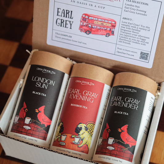 Open Door Tea Earl Gray Tea Sampler