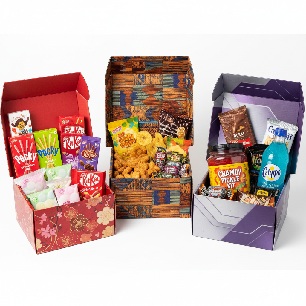 Global Snack Discovery Bundle - Japanese, African & Viral Treats (3-Pack Premium Collection)