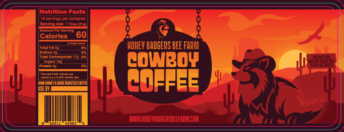 Cowboy Coffee by Honey Badgers Bee Farm
