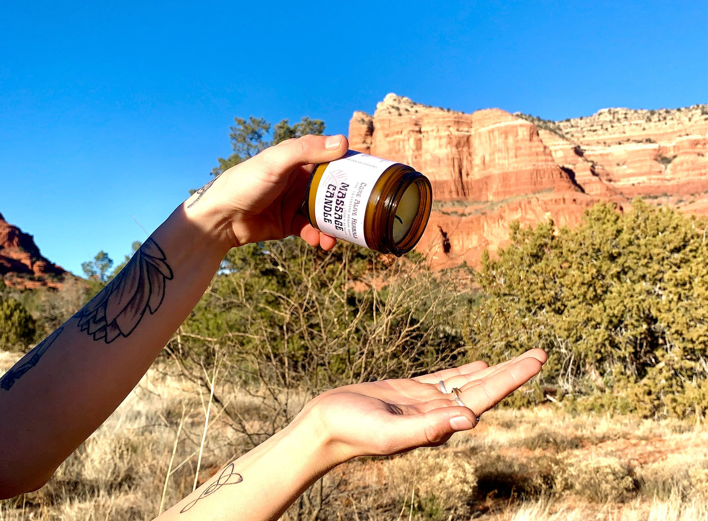 Come Alive Herbals Massage Candle