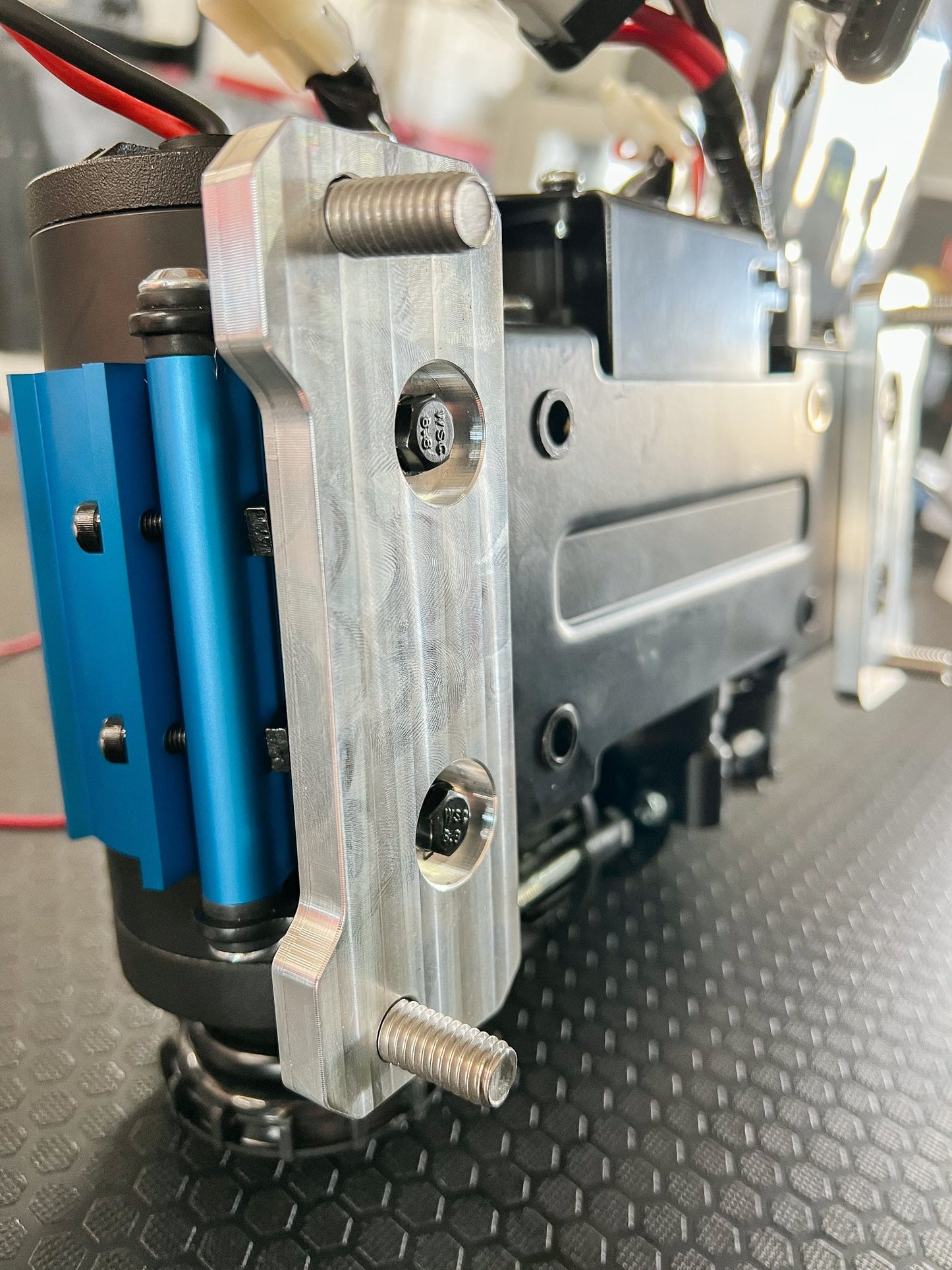 Machined Billet 6061 Aluminum ARB Twin Compressor to winch plate adapters