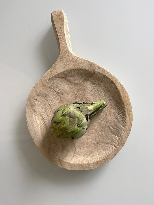 Natural Round Wood Paddle