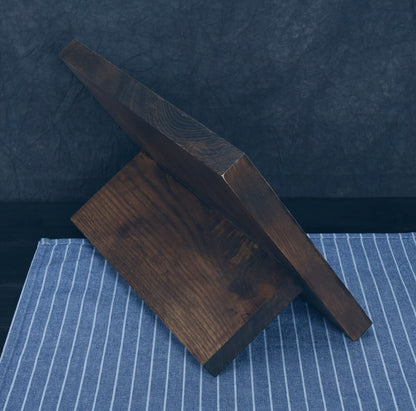 Vintage Gentlemen Four Piece Chef Knife Set With Magnetic Block