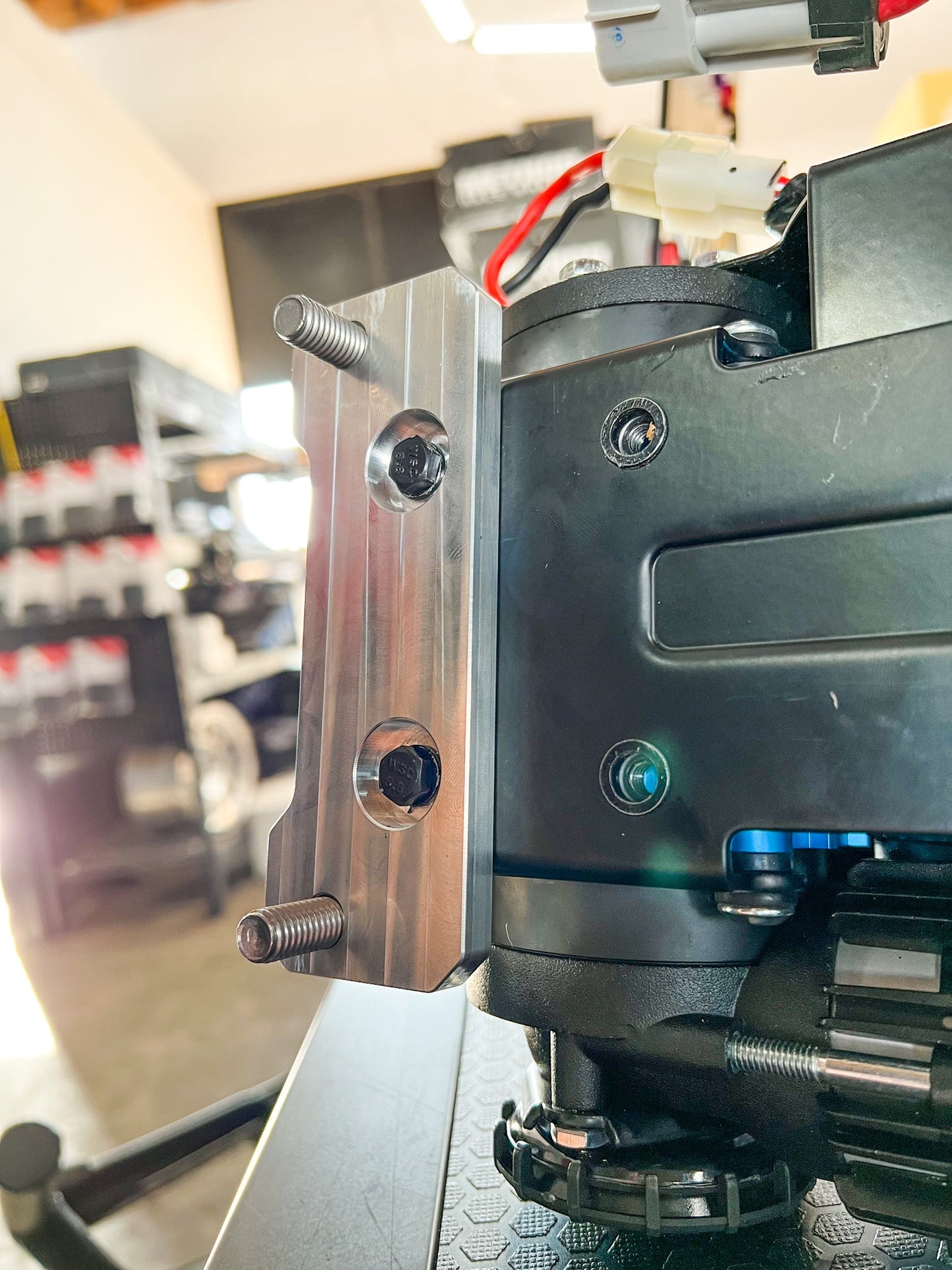 Machined Billet 6061 Aluminum ARB Twin Compressor to winch plate adapters