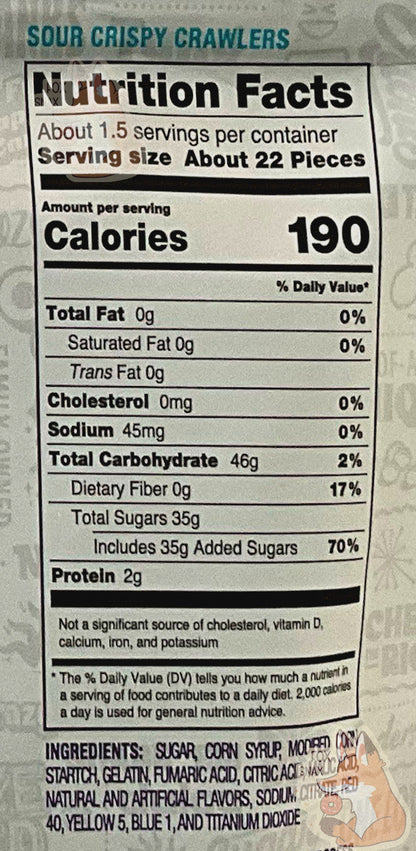 Andersen's Sour Crispy Crawlers