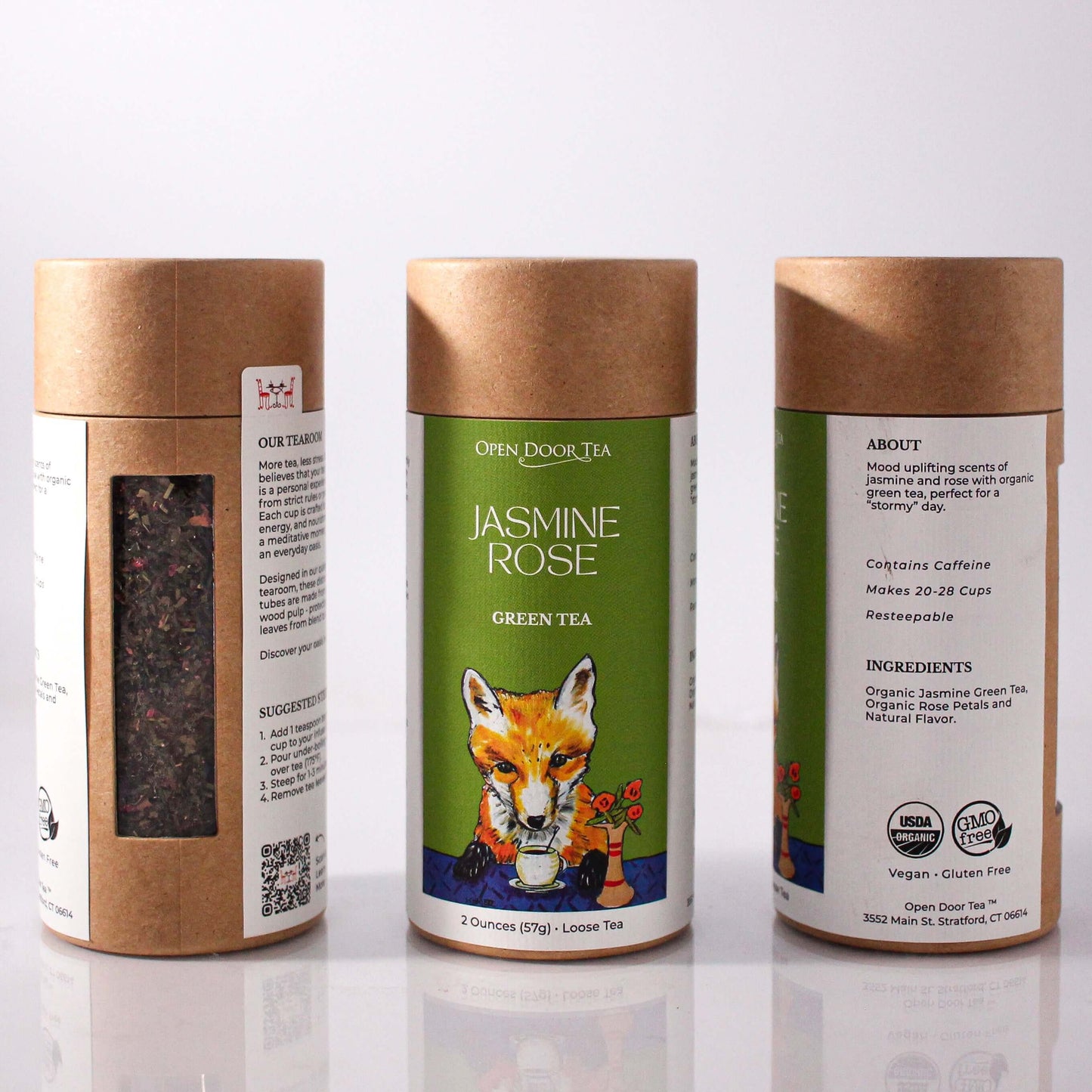 Open Door Tea Jasmine Rose