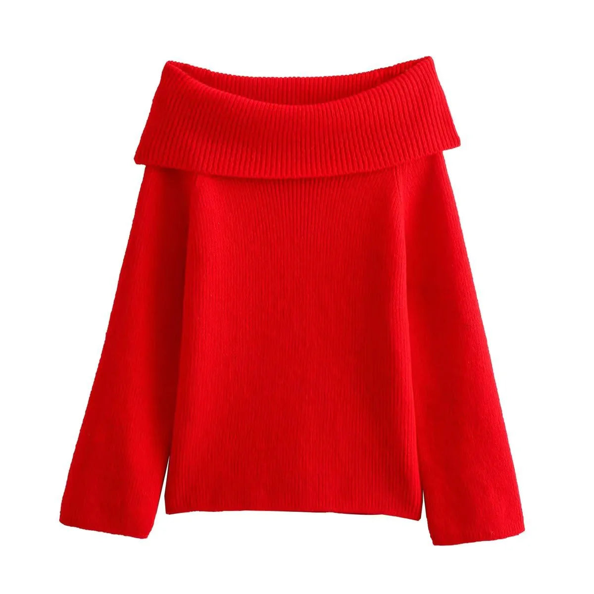 Women's Solid Color Pullover Sweater
