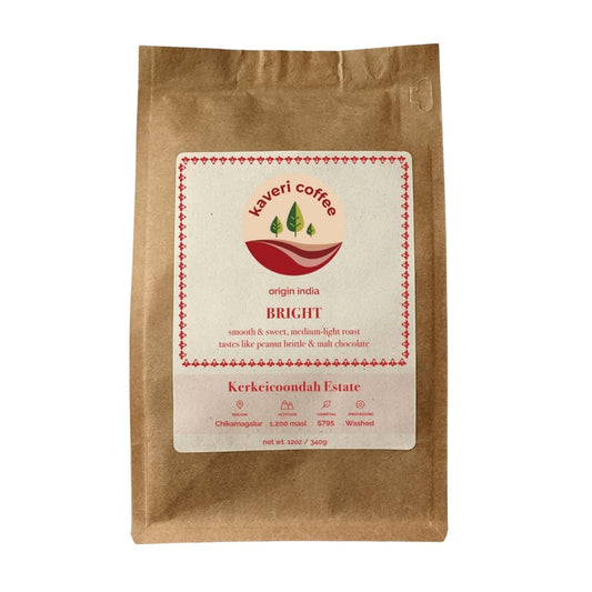 Bright - Kerkeicoondah | Medium-Light Roast (Whole Beans) Bags - 6 bags x 12oz