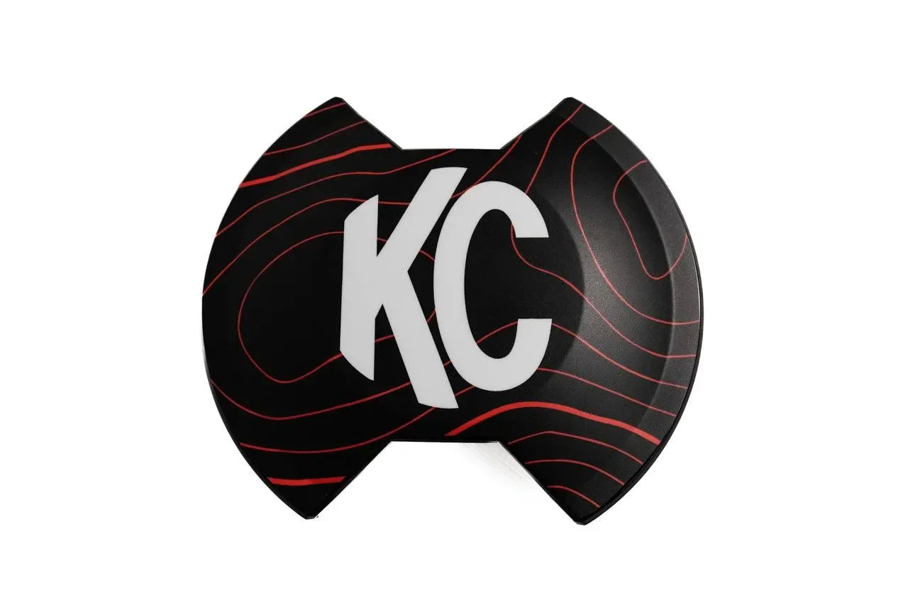 KC HiLITES 8" SlimLite LED Cover Topo Overlays - Universal