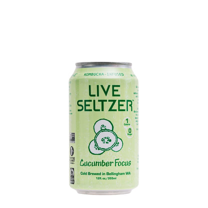 KombuchaTown Cucumber Live Seltzer (case of 12)