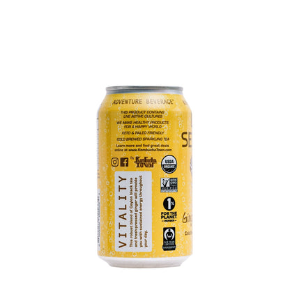 KombuchaTown Ginger Energy Live Seltzer (case of 12)