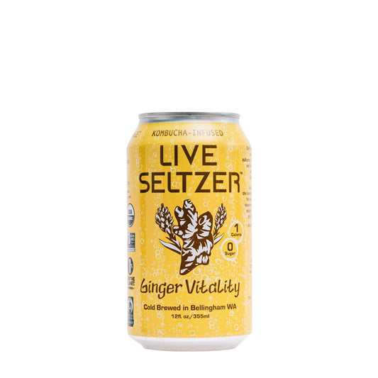 KombuchaTown Ginger Energy Live Seltzer (case of 12)