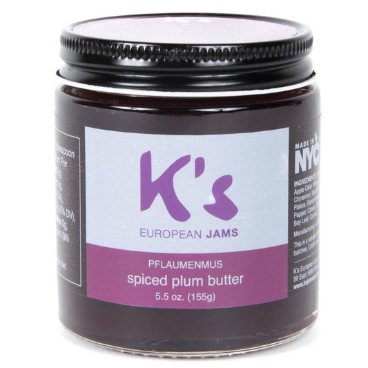 K’s European Pflaumenmus - Spiced Plum Butter Jar - 6 jars x 5.5oz case