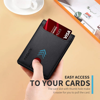 RUNBOX Slim Leather Wallet w/ RFID & 11 Card Slots