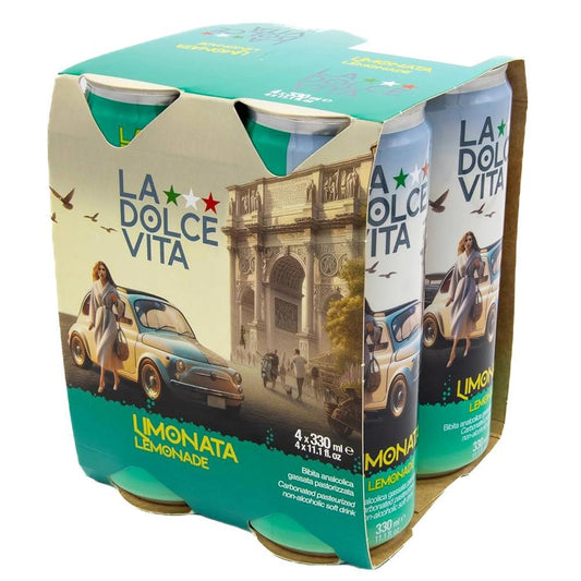 La Dolce Vita - 'Limonata' Lemon Soda (4PK)