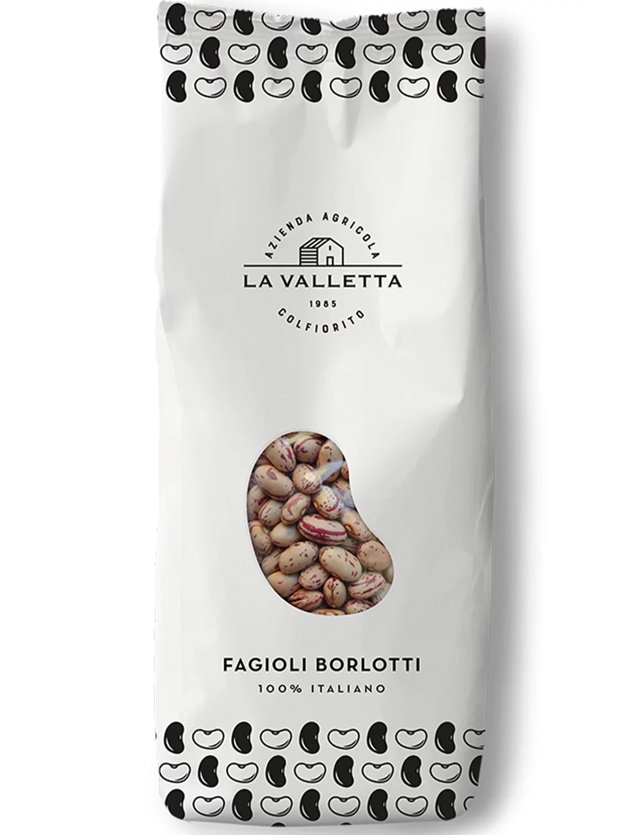 Borlotti Beans Produced by: La Valletta  in Umbria, Italy