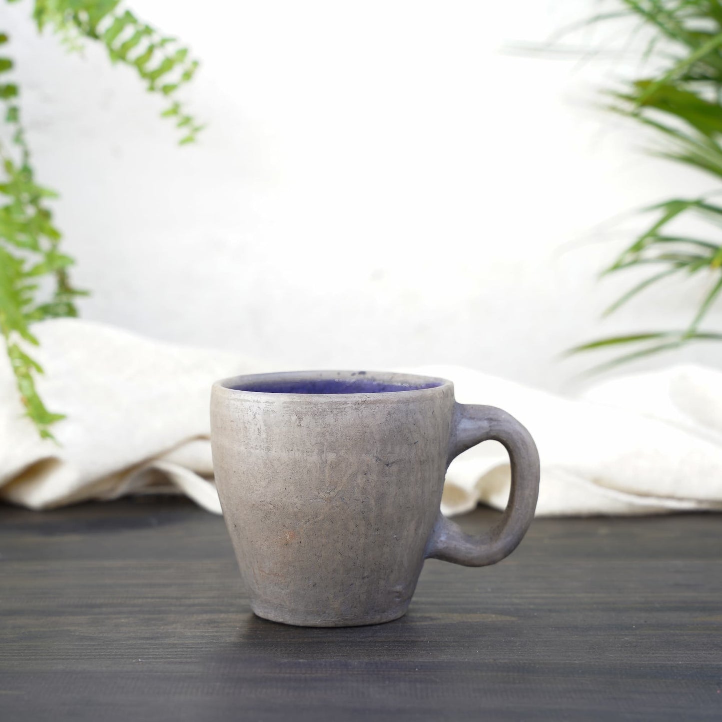 Wool+Clay Large Earth Ceramic Mug | Blue