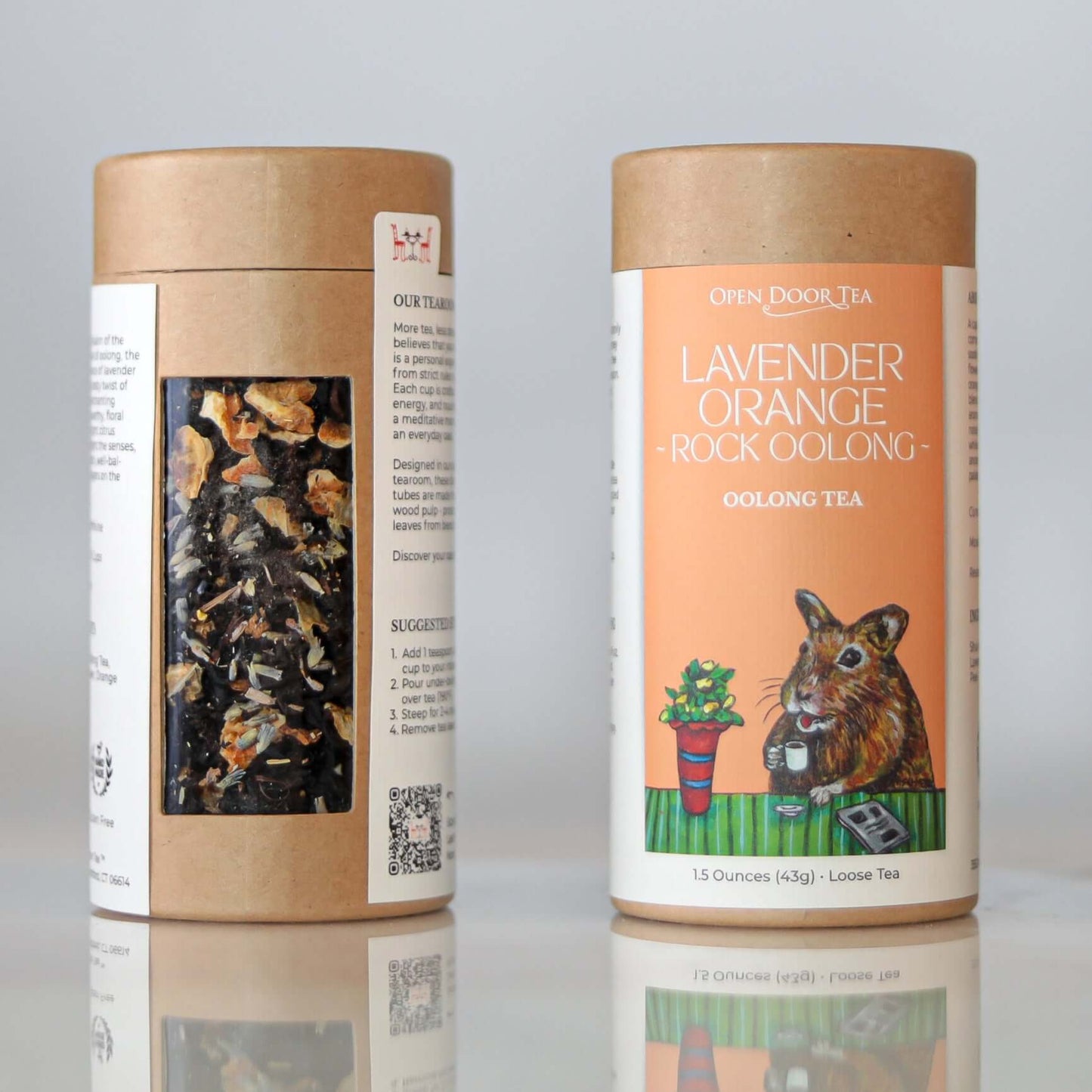 Open Door Tea Lavender Orange Rock Oolong