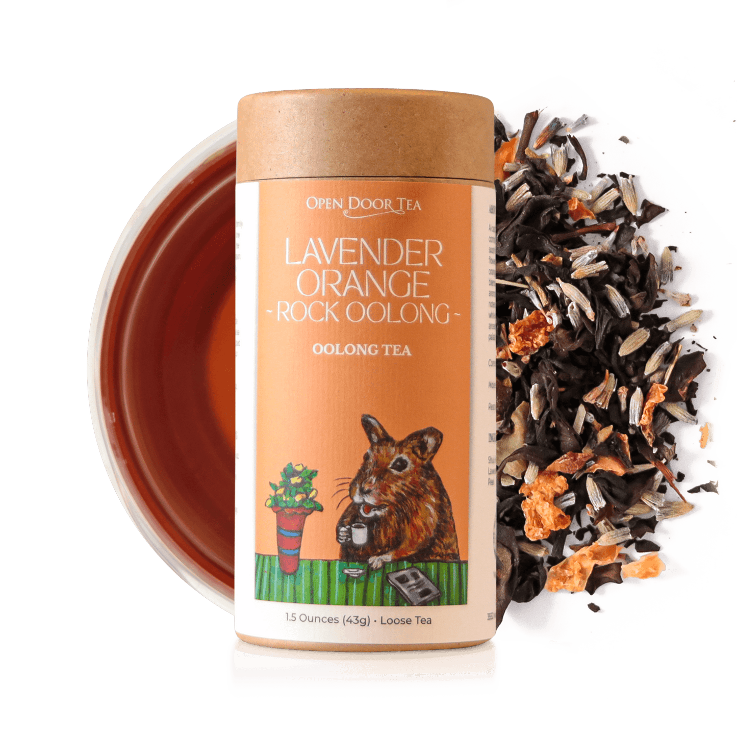 Open Door Tea Lavender Orange Rock Oolong