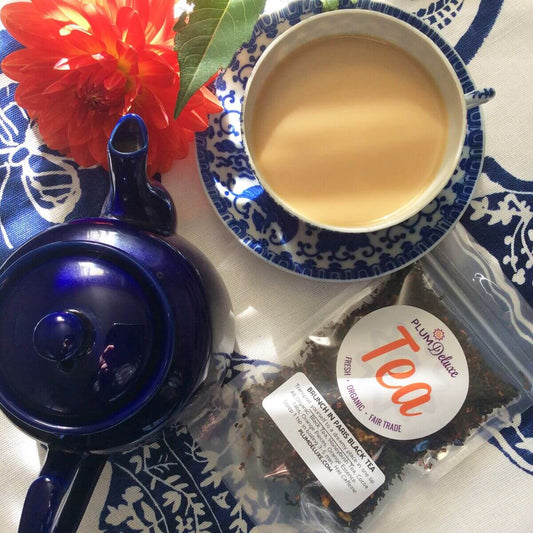 Plum Deluxe Tea Brunch in Paris Black Tea Blend (Chocolate - Orange)