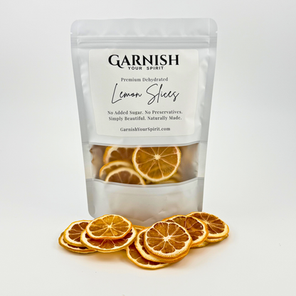 Dehydrated Lemon Slices | Dried Lemons for Bar & Decor