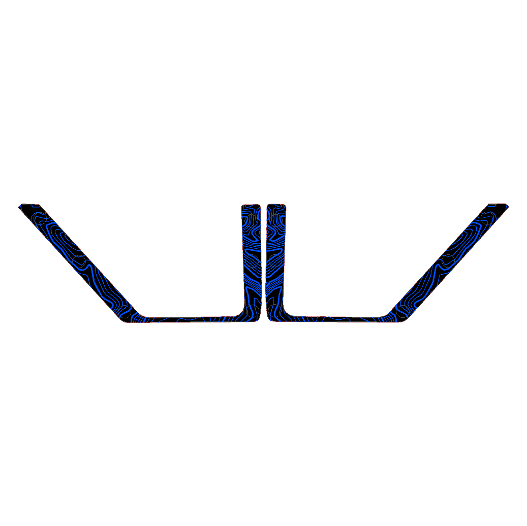 Topo Rear Door Net Trim Overlay Kit (Printed Series) - 2021+ Bronco