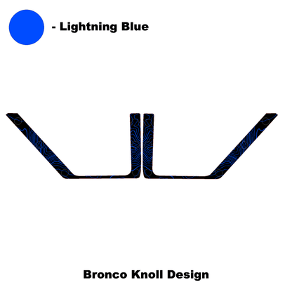 Topo Rear Door Net Trim Overlay Kit (Printed Series) - 2021+ Bronco