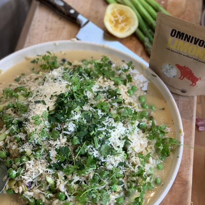 Omnivore Limone Salt 6 oz. Bag - 6 Bags x 6 oz case