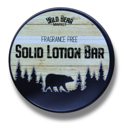 Fragrance Free Solid Lotion Bar