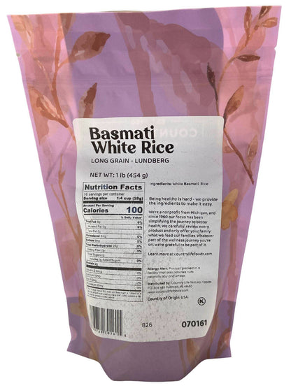Basmati Rice, White, Lundberg