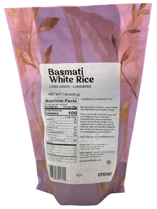 Basmati Rice, White, Lundberg