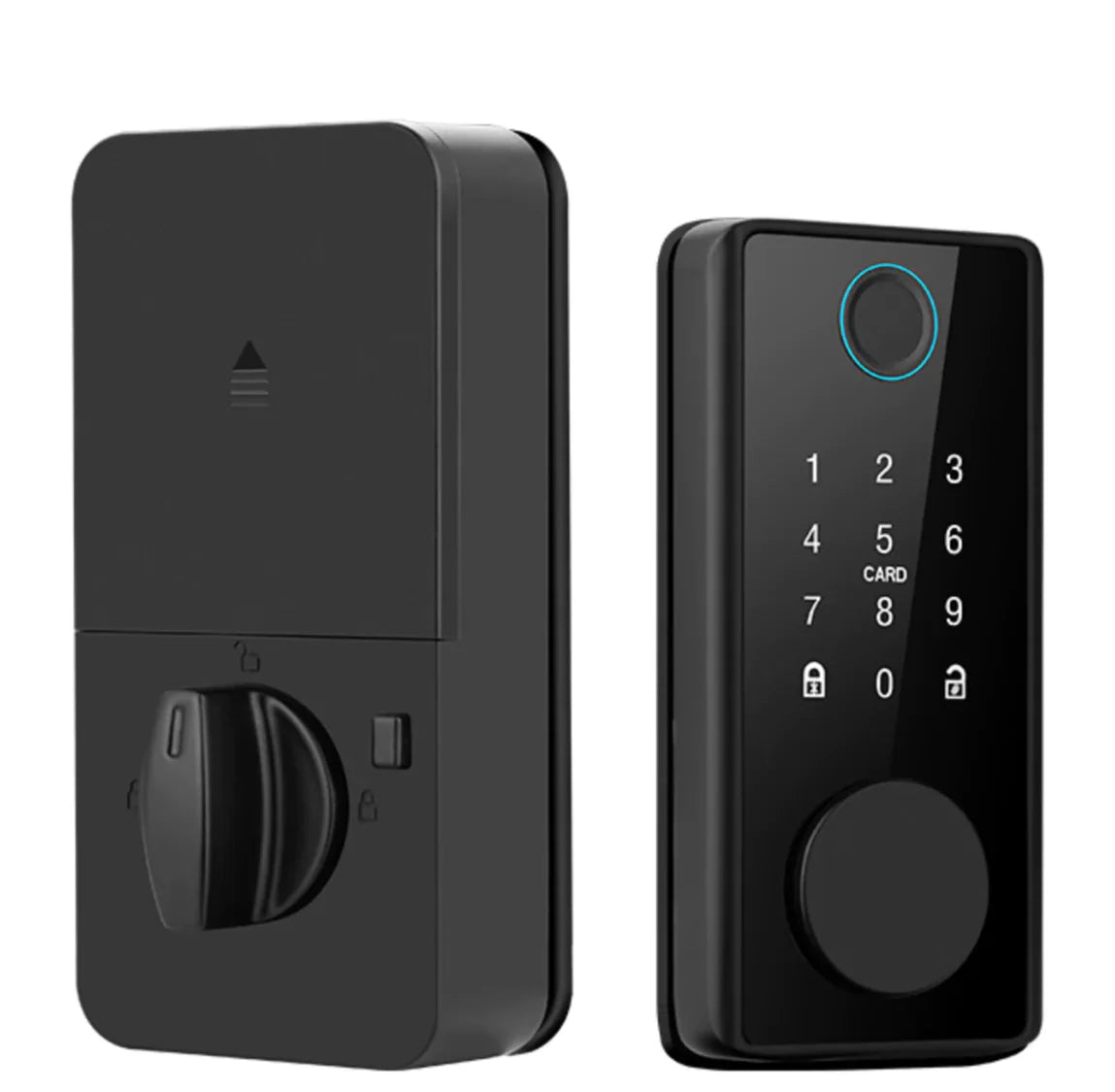 Style Loft Collection CyberSecure Wifi, Bluetooth, Fingerprint Keycode, and Keycard Door Locks