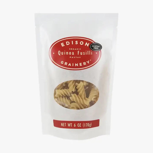 Edison Grainery Organic Quinoa Pasta Fusilli, Gluten Free Bag - 18 Bags x 6 oz