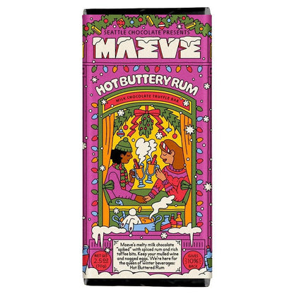 Maeve Chocolate - 'Hot Buttery Rum' Truffle Bar (2.5OZ)