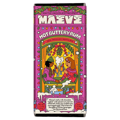 Maeve Chocolate - 'Hot Buttery Rum' Truffle Bar (2.5OZ)