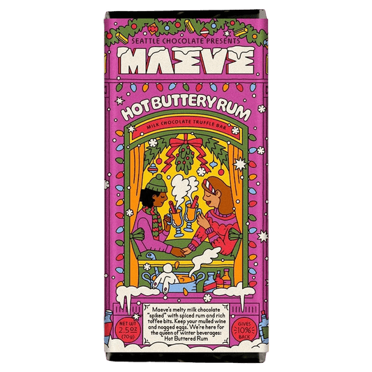 Maeve Chocolate - 'Hot Buttery Rum' Truffle Bar (2.5OZ)