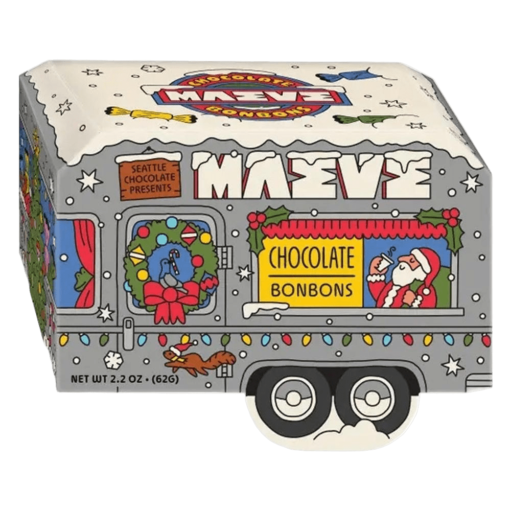 Maeve Chocolate - 'Santa's Camper' Bonbon Box (2.2OZ)