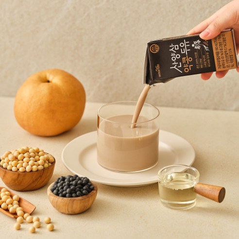 Wild-Cultivated Ginseng Black Soybean Soy Milk (190ml*16P)