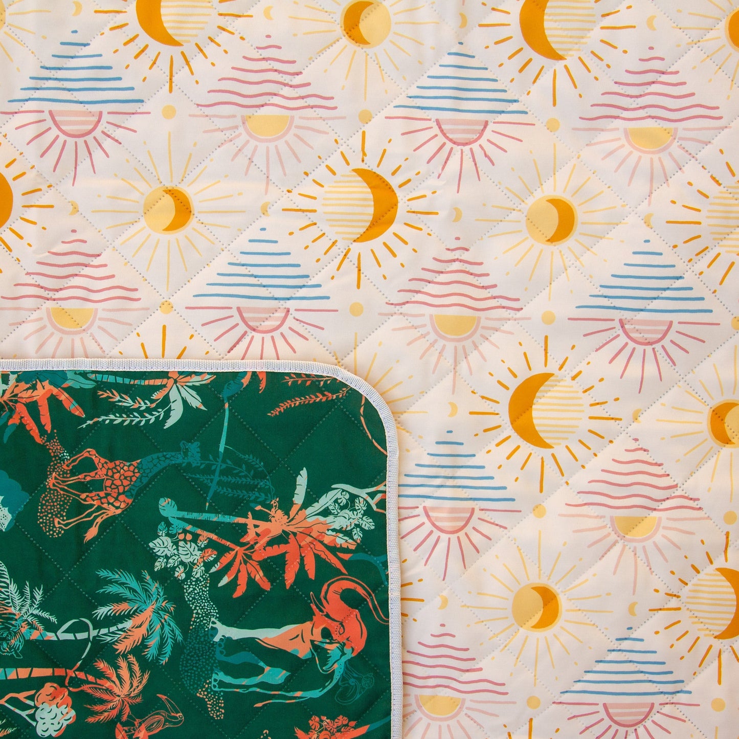 Shwally - For Home and Play The Shwally Picnic Blanket - Sunny Jungle