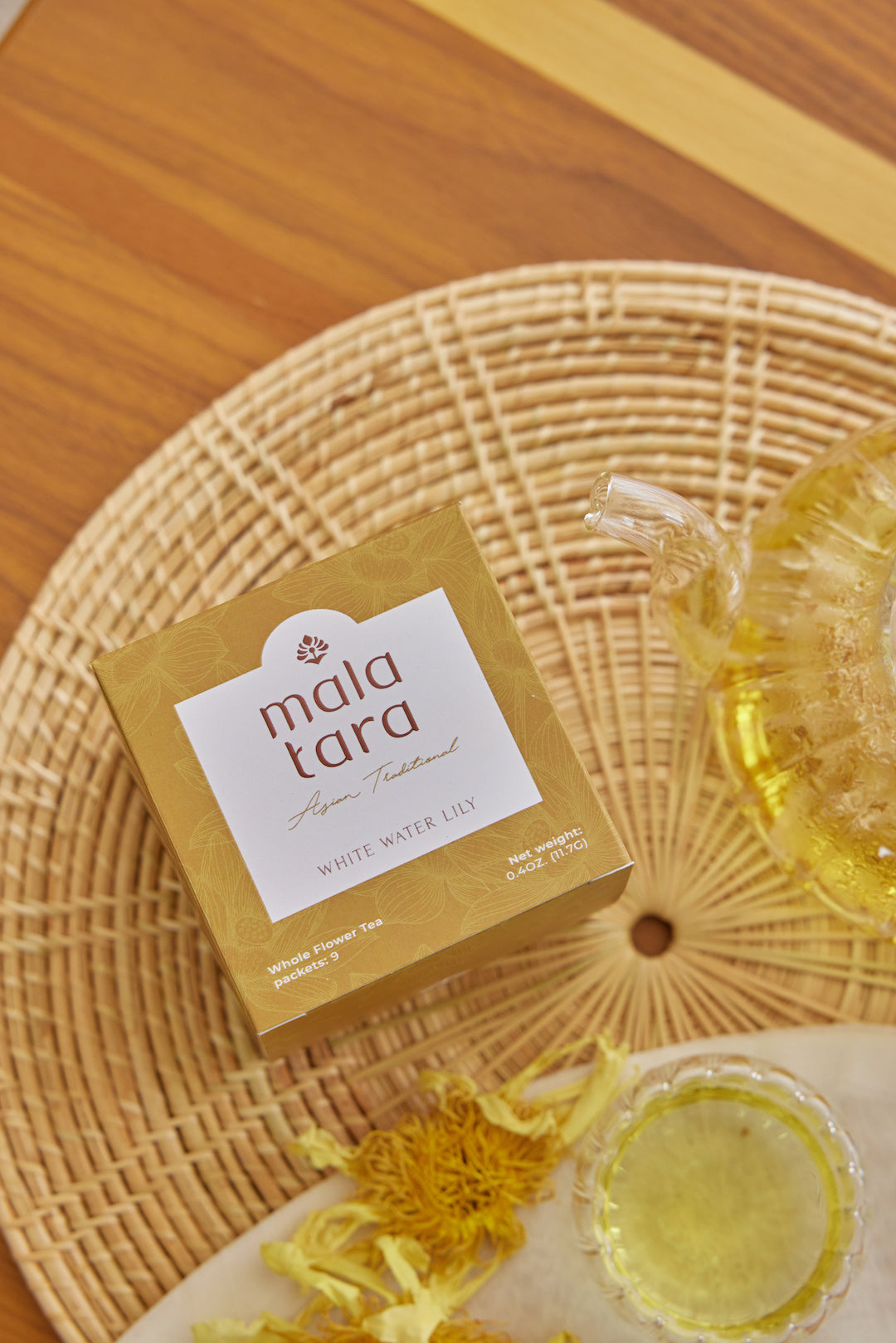 Water Lily Whole Flower Tea Box