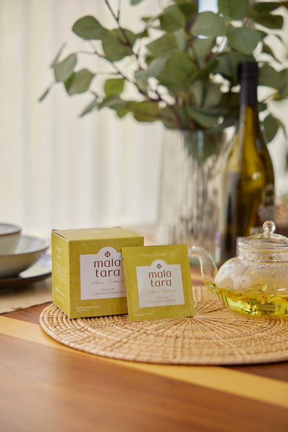 Yellow Chrysanthemum Whole Flower Tea Box