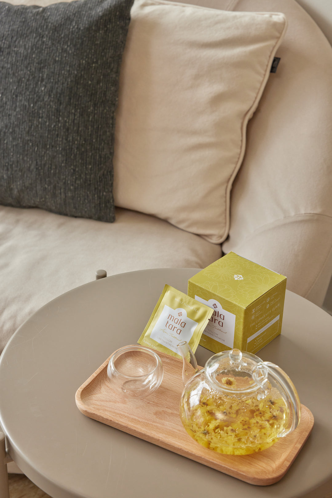 Yellow Chrysanthemum Whole Flower Tea Box