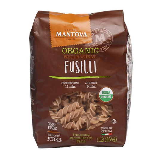 Fusilli, Whole Wheat, Organic
