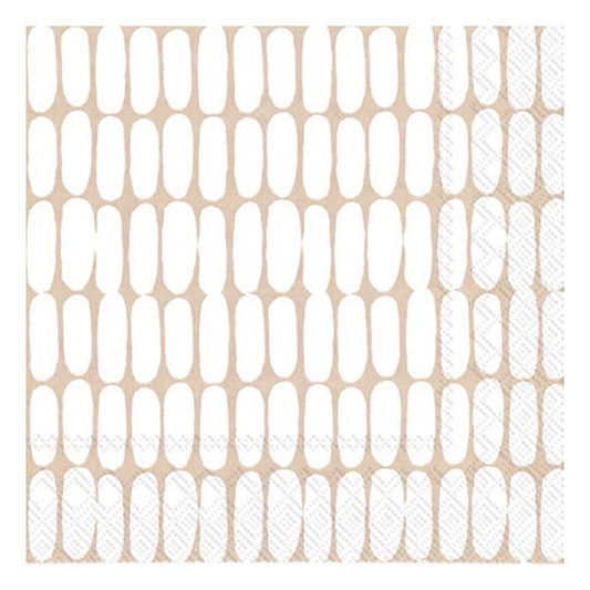 Marimekko - 'ALKU Linen Cream' Paper 3-Ply Napkins (20CT)
