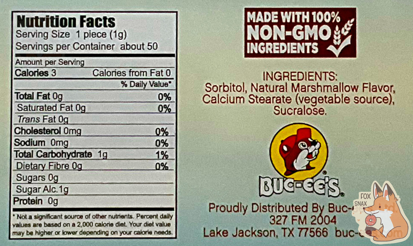 Buc-ee's Marshmallow Mints