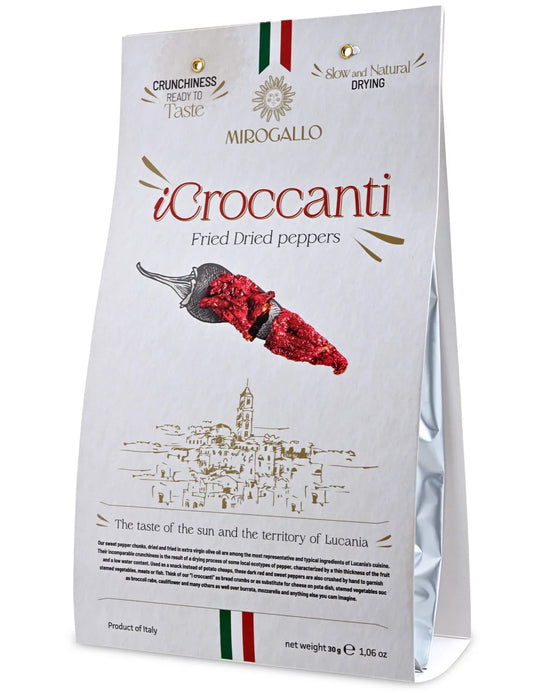 Croccanti Cruschi Peppers Produced by: Masseria Mirogallo  in Basilicata, Italy