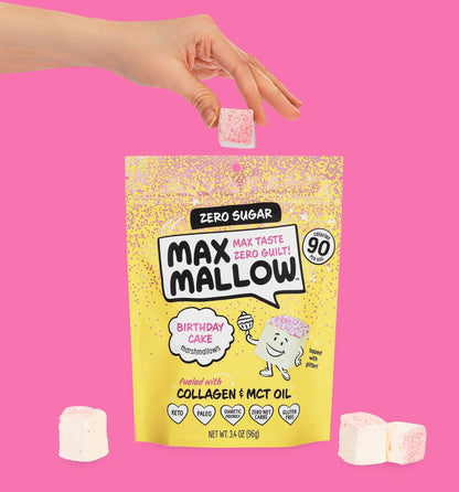 Max Sweets Birthday Cake Sugar-Free Marshmallow