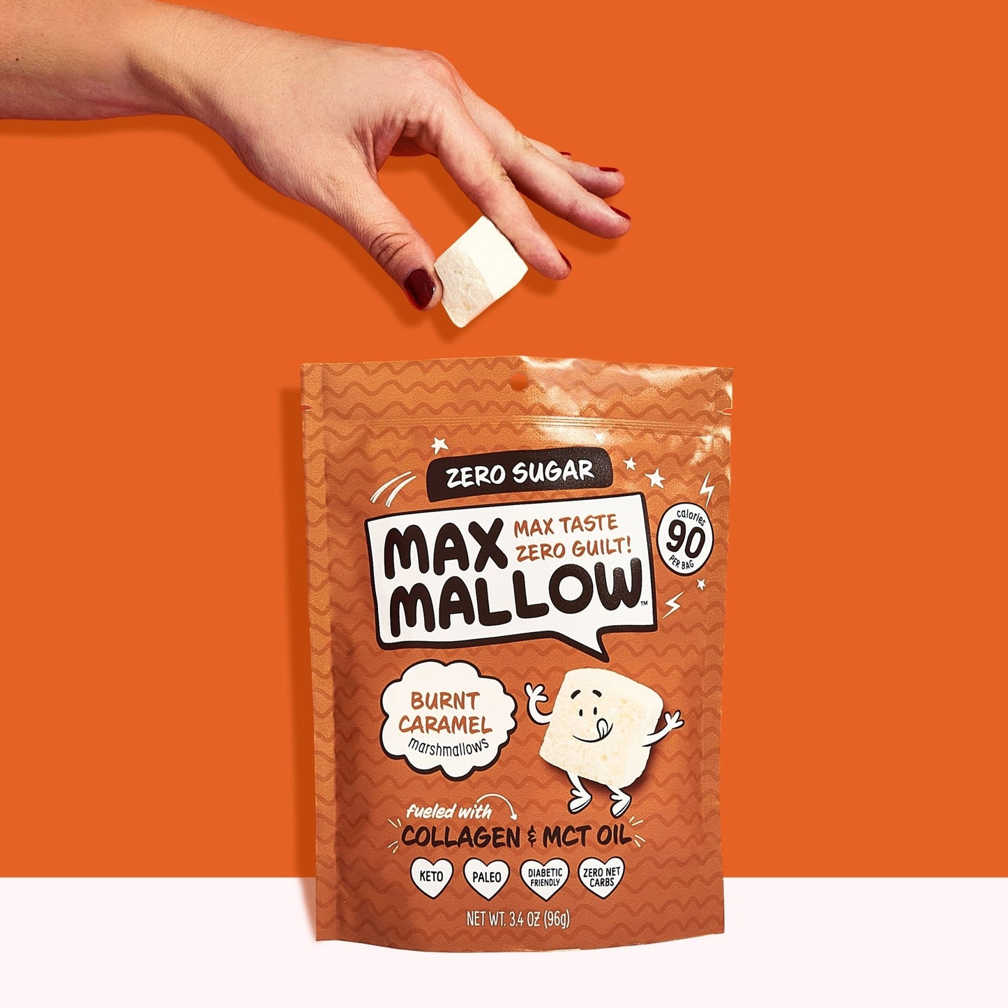 Max Sweets Burnt Caramel Sugar-Free Marshmallow